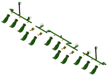 LANSS612R12FH -- Stalk Stomper® Mounting Kit for John Deere® 612FC Series Folding Corn Heads (12 row coverage)